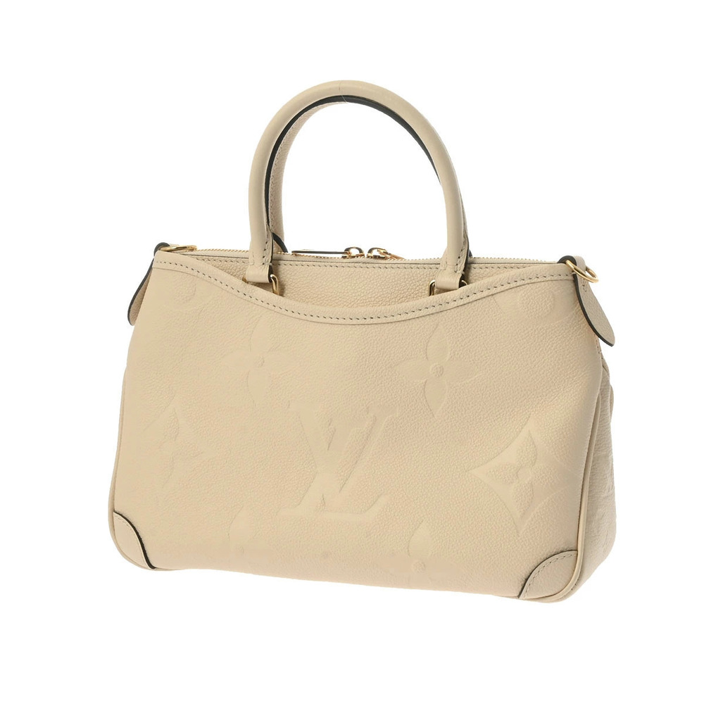 Louis Vuitton Handbag Empreinte Cream Monogram Trianon Leather Cream
